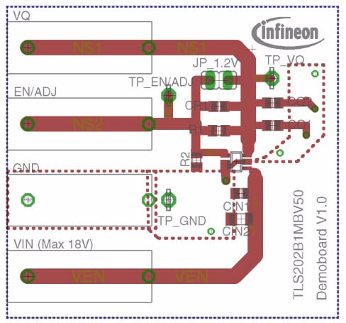 Infineon Technologies TLS202B1MBV50 Demo Board